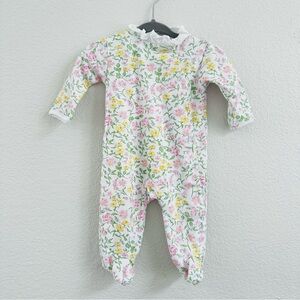 Nella Pima Wildflowers Crossover Footie pajama